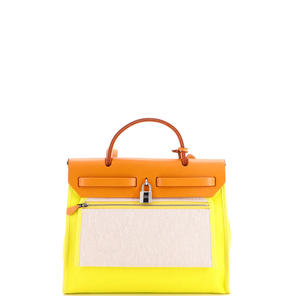 Herbag Zip Berline Vache Canvas and Leather 31